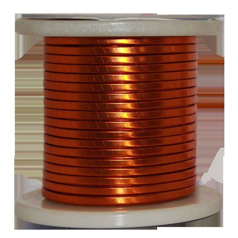 Flat wire enamel Ø 5-18mm copper wire W200 flat bar Cu 99.9% enameled wire craft wire Flat wire enamel Ø 5-18mm copper wire W200 flat bar Cu 99.9% enameled wire craft wire