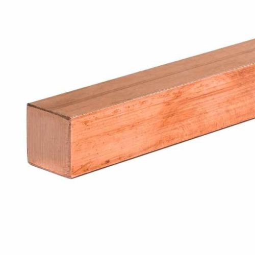 Koppar fyrkant 6x6-40x40 mm koppar fyrkantsstång 2.0065 fyrkantsstång Cu-ETP Evek GmbH - 1