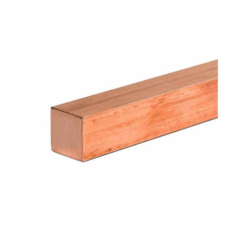 Koppar fyrkant 6x6-40x40 mm koppar fyrkantsstång 2.0065 fyrkantsstång Cu-ETP Evek GmbH - 1