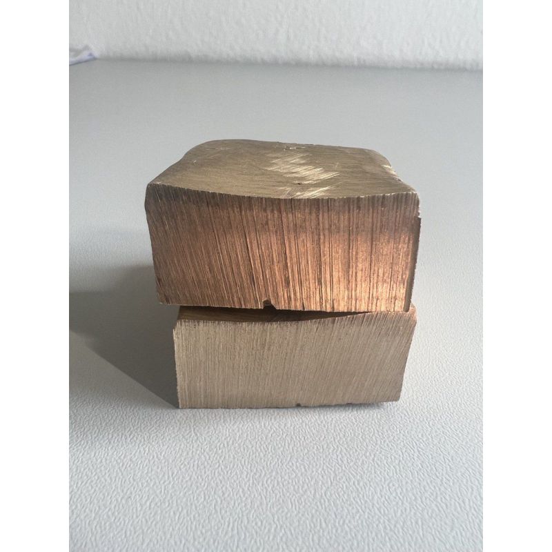 Mässingsstänger 99,9 % ädelmetall Mässing Brass Guld Metall ommässing 25 g–5 kg