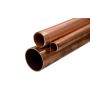 Kopparrör 3x0,5 mm–54x1,5 mm stång 2,0090 Aisi C11000 Uppvärmning Dricksvatten 0,1–2 meter, koppar