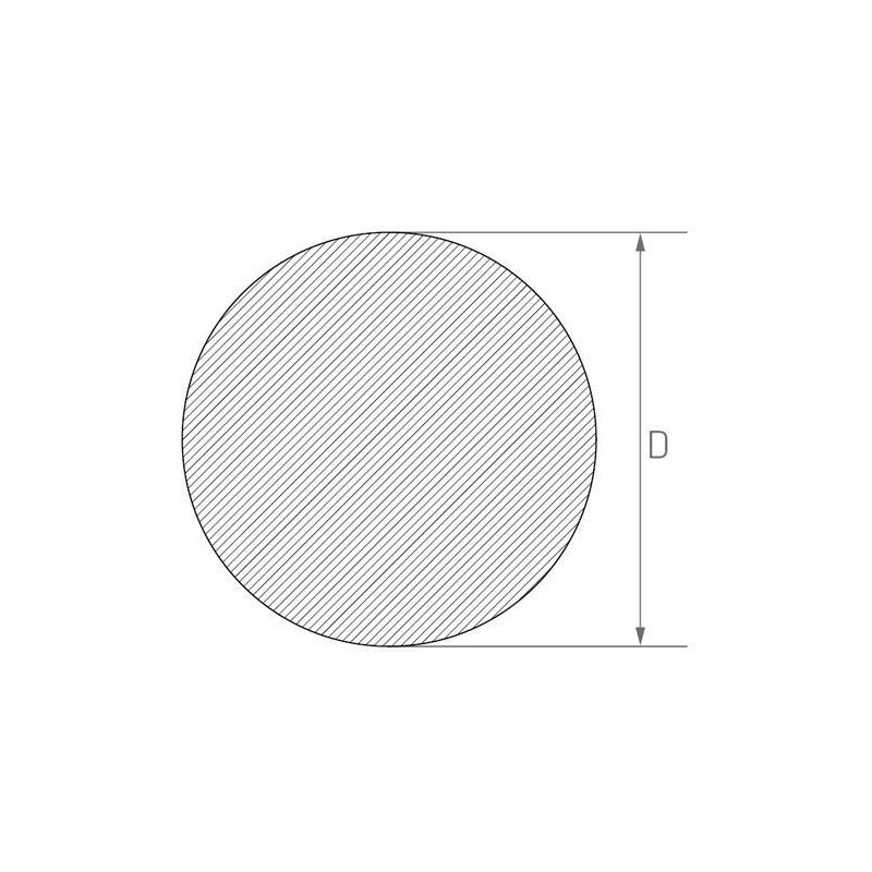 Rostfri stång 3mm-625mm 1.4404 AISI 316L Rundstav