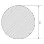 Stålstång 16mm-120mm 1.4762 UNS S44600 Rundstång profil rundstål AISI 446