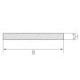 Rostfritt stål plåtband 1.4301 plattstång 20x0.5mm-90x1mm tillklippning remsor