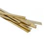 Mässingsplåt remsa plattstång 30x2mm-90x6mm tillklippt remsa