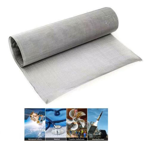 Titan Grade 2 väv 5-200 Mesh trådnät galler 3.7035 R50400 filterfiltrering