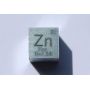 Zink metallkub Zn 10x10mm polerad 99,99% renhet kub