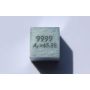 Zink metallkub Zn 10x10mm polerad 99,99% renhet kub