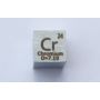 Krom Cr Metallkub 10x10mm polerad 99,7% renhet kub