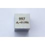 Krom Cr Metallkub 10x10mm polerad 99,7% renhet kub