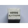 Indium In metallkub 10x10mm polerad 99,995% renhet kub