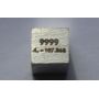 Silver Ag Metallkub 10x10mm polerad 99,99% renhet kub
