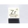 Zirkonium Zr metallkub 10x10mm polerad 99,2% renhet kub