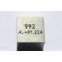 Zirkonium Zr metallkub 10x10mm polerad 99,2% renhet kub