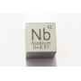 Niob Nb metallkub 10x10mm polerad 99,95% renhet Niobiumkub