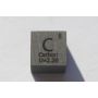 Kol C metallkub 10x10mm polerad 99,9% renhet kub