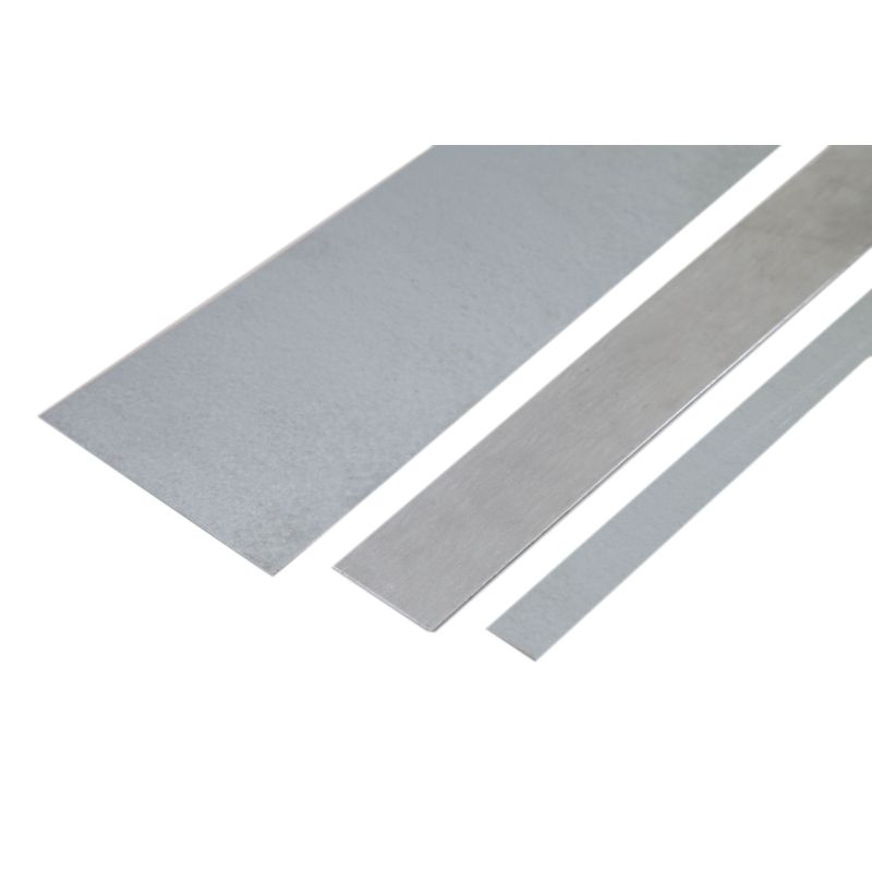 Stål Galvaniserad Plattstång 0.5x20mm-6x90mm Plåtremsa Kapning Remsa