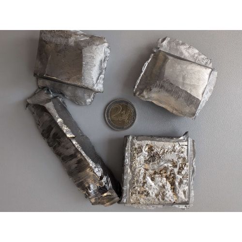 Niob Nb 99,9% rent metalliskt grundämne 41 niob klump 5 g–5 kg